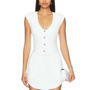 Amanda Uprichard 'Perrin' White Top Size M